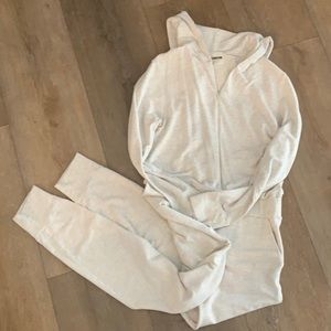 Monrow supersoft hoodie jumpsuit
